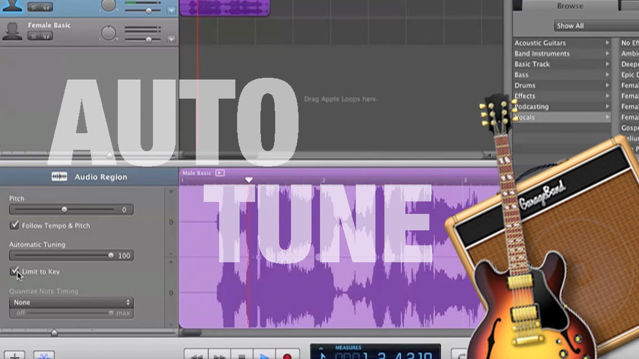 What is auto tune called in garageband download